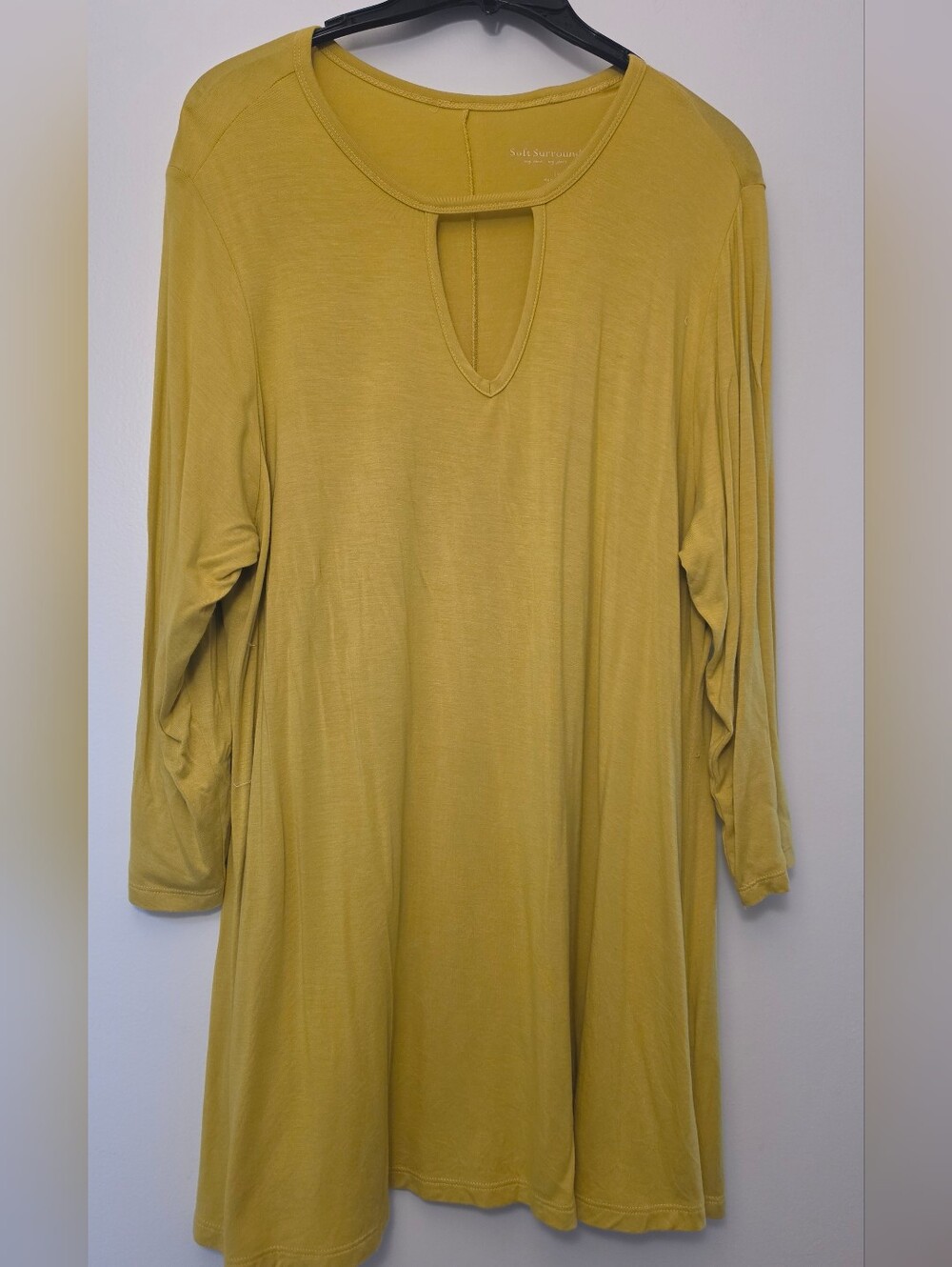 Soft Surroundings Mustard Long-Sleeve Tunic